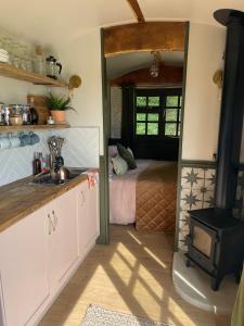 Shepherds Hut Farm Stay - The Nest