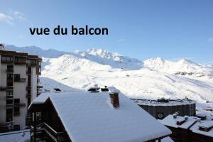 Résidence Dome De Polset - VAL THORENS location: studio rénové et ensoleillé avec vue sur les montagnes MAE-9125