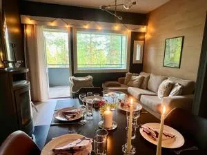 Aurora Lapland Ski in, forest view, 2 bdr, sauna, terrace, fireplace, wifi, Pyhä-Luosto National Park - Kemijärvi
