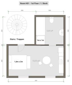 I Gemütliches 1-Zimmer-Apartment & eigenes Bad I