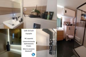 Appartements STUDIO NEUF PARKING SECURISE Direct CDG et PARIS CENTRE Parc expo Villepinte & Arena Grand Paris : photos des chambres