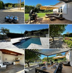 Villas Villa - Piscine au sel - Terrain de Petanque - Jardin - Climatisation : photos des chambres