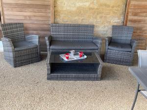 Maisons de vacances Gite de charme avec terrasse et activites familiales a Payre, pres de Fontenay-le-Comte - FR-1-426-170 : photos des chambres