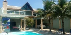 Casa com piscina na Praia de Guaratuba - Boa Vista
