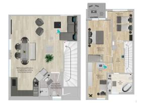 CASA 8070 Exklusive Maisonette-Wohnung 91 qm für Familien, Gruppen, Geschäftsreisende, inklusive Parkplatz, WLAN, Kaffee und Tee, voll ausgestattet für 1 bis 9 Gäste, zentrumsnah, Autobahn A9 Ingolstadt-Süd, Donau, Auwaldsee und Gewerbegebiet
