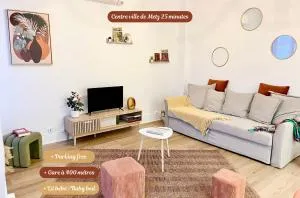 Chic Nivoy Retreat, parking et gare à proximité - Heudicourt-sous-les-Côtes