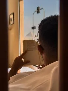 Hot Tub on the Pyramid view, a bohemian dream - Kafr Ghaţāţī