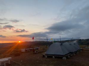 Hills and valley camping
