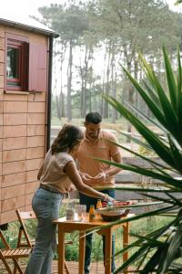 Campings Roulottes cocooning au coeur des Landes : Bungalow Supérieur