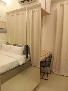 One cozy bedroom for couple