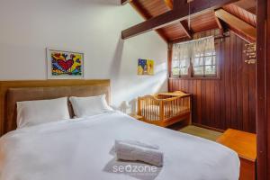 Apto duplex c lareira 100m do Lago Negro RLN204