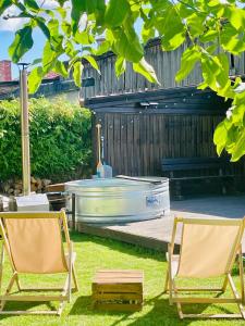 Wakajki - domek z balią blisko jeziora i centrum Mikołajek