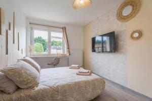 Chambre Lucie - 2 SDB - Balcon - Parking - WIFI