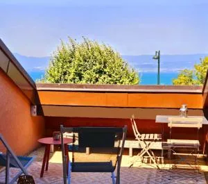 Thonon plage terrasse et parking - Allinges