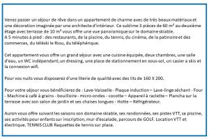 Appartements La detente, vues, espaces le tout dans une decoration superbe : photos des chambres