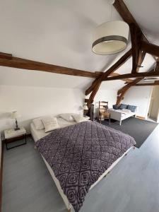 Maisons de vacances Demeure spacieuse avec piscine dans le Perche : photos des chambres