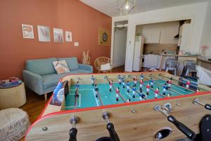 chez lulu-La salle de jeux-3 chambres-5pers-cnpe bugey