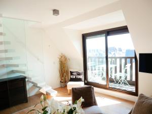 Appartements L'Exclusif de Deauville - Ultra Centre, Balcon & Luxe Moderne : photos des chambres