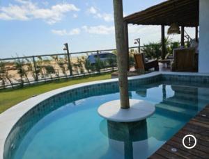 Casa Tangerina BG, seu Bangalô frente mar em Barra Grande-PI