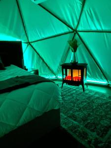 Glamping con jacuzzi en piso 15, único en Gdl, vistas espectactaculares