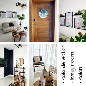 King Bed with AC, Wifi and Gym, No Blackouts, Garden Towers I, Santiago RD