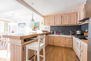 Chalet a Megeve-Vauvray - Grands Appartements , vue Mont Blanc : photos des chambres