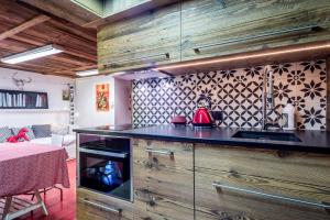 Chalet a Megeve-Vauvray - Grands Appartements , vue Mont Blanc : photos des chambres