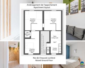 Appartements 3 APPTS - 3 a 7 lits - Parfait 6 a 10 pers - max 29 pers - 1 immeuble - Convivialite, Rentabilite ------ ENGLISH - 3 APTS - 3 to 7 beds - Ideal for 6 to 10 guests - Up to 29 - Same building -- Cattenom : photos des chambres