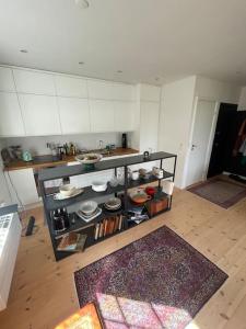 Smuk lejlighed med sundkig lige ved stranden