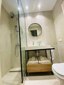 Studio de diseño con patio