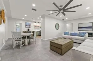 The Coastal Retreat Modern 3BR Home with Beachy Charm - Oakhurst Shores
