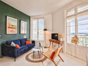 Appartements Superbe appartement renove a Cabourg, face a la mer pour 2 - FR-1-788-33 : photos des chambres