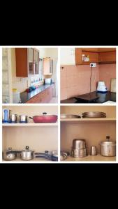 Spacious 2BHK in Velachery, with aircons, equipped kitchen, car park, WiFi and other utilities