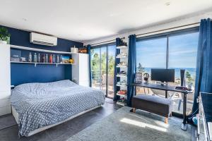 piscine chauffée vue mer villa standing