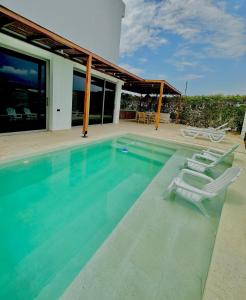 Casa frente a la playa