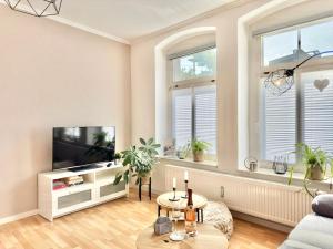 Appartement "STADTGEFLÜSTER" im Zentrum, inkl Stellplatz, 2 Betten, Babybett, Balkon, gratis Kaffee und Tee, WLAN