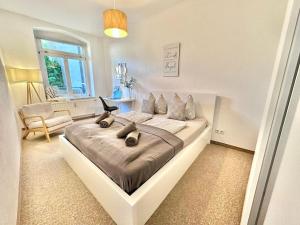 Appartement "STADTGEFLÜSTER" im Zentrum, inkl Stellplatz, 2 Betten, Babybett, Balkon, gratis Kaffee und Tee, WLAN