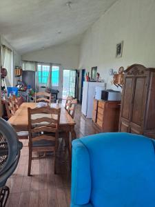Casa del techo azul