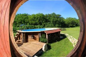 Maisons de vacances Maison Hobbit Piscine, Spa et Hammam proche des Gorges de l-Aveyron : photos des chambres