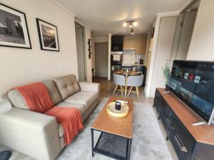 HOM I Nuevo y Moderno Depto 2D2B 3 PAX Santiago