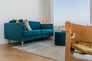 View from the 18th floor over whole of Copenhagen.