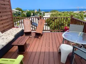 Beau logement avec vue panoramique à 700 m plage et centre ville - Cafrine