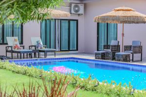 Hidden Cove Pool Villa 11BR 15 Mins Jomtien Beach 11臥室泳池派對別墅 花園燒烤