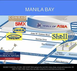 Near MOA Manila Bay Airport via NAIAX Balcony-Pool View WiFi SHELL Residences