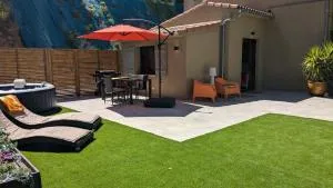 Studio climatisé - Terrasse, Plancha, Fibre - 梅勒伊