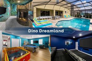 Fun-Filled Villa with Dino BR, Arcade, Theater, Pool