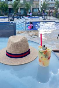 Mana Beach Top - Vista Piscina, 2Qts, Poucos Metros da Praia-Muro Alto