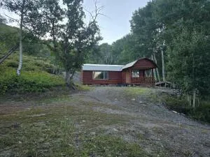 Lake log Cabin getaway - 布兰丁