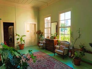 Double Room with Garden View room in Lotus Garden Hostel Izmir