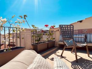 Apartment mit 1 Schlafzimmer, Meerblick und Terrasse
